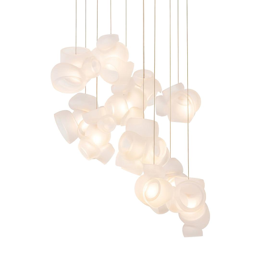 Ursa Bubbles Cluster Glass Pendant Light