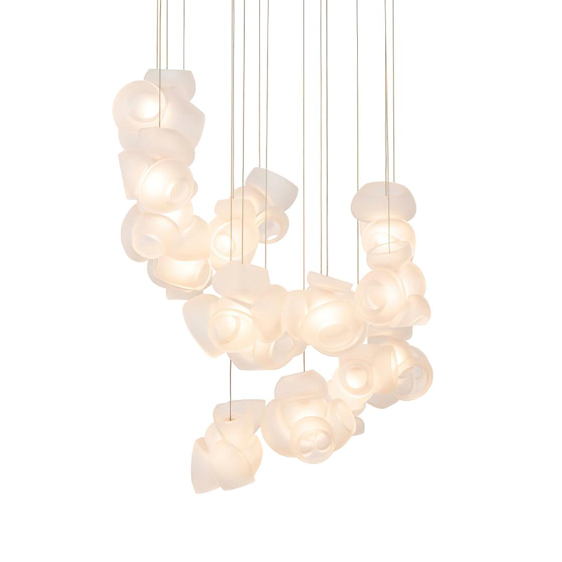 Ursa Bubbles Cluster Glass Pendant Light