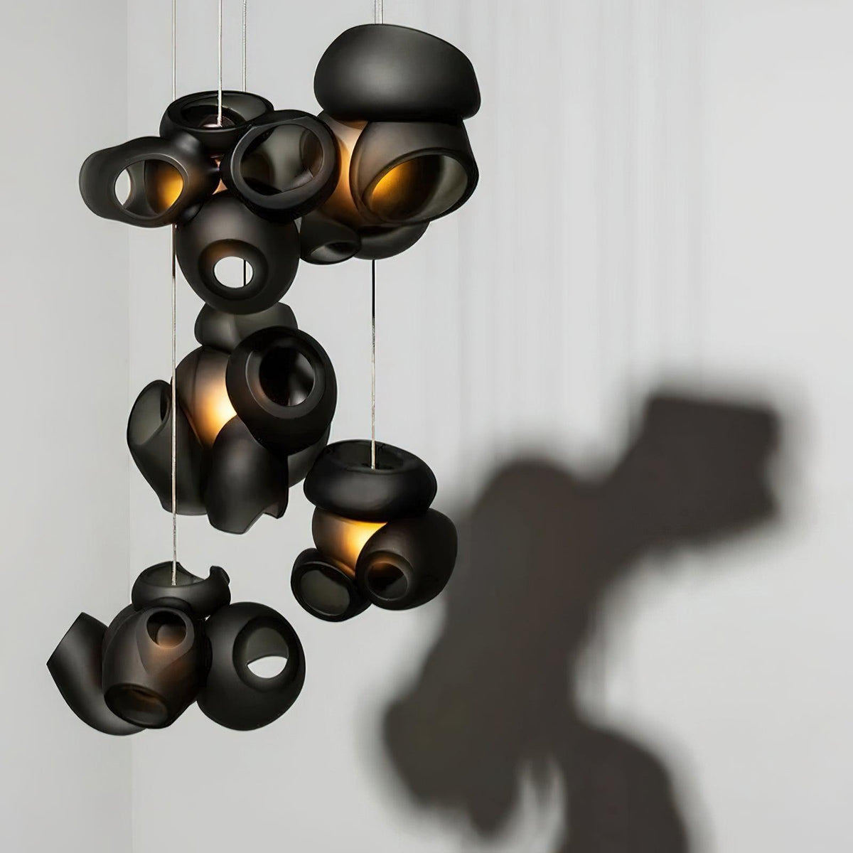 Ursa Bubbles Cluster Glass Pendant Light