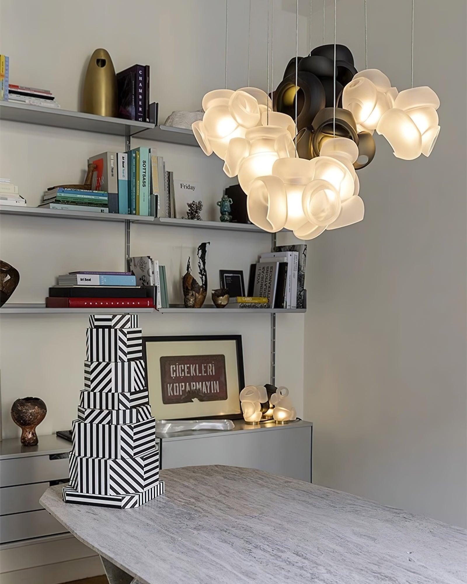Ursa Bubbles Cluster Glass Pendant Light