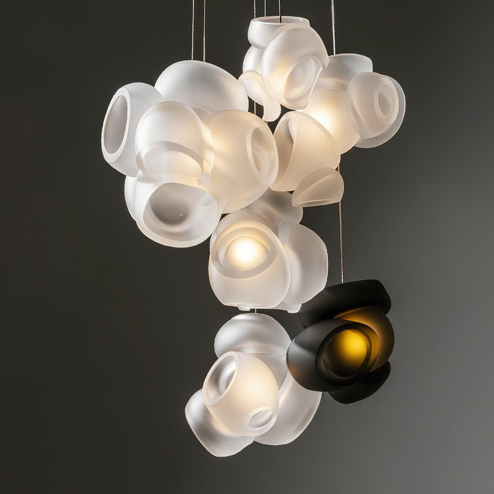 Ursa Bubbles Cluster Glass Pendant Light