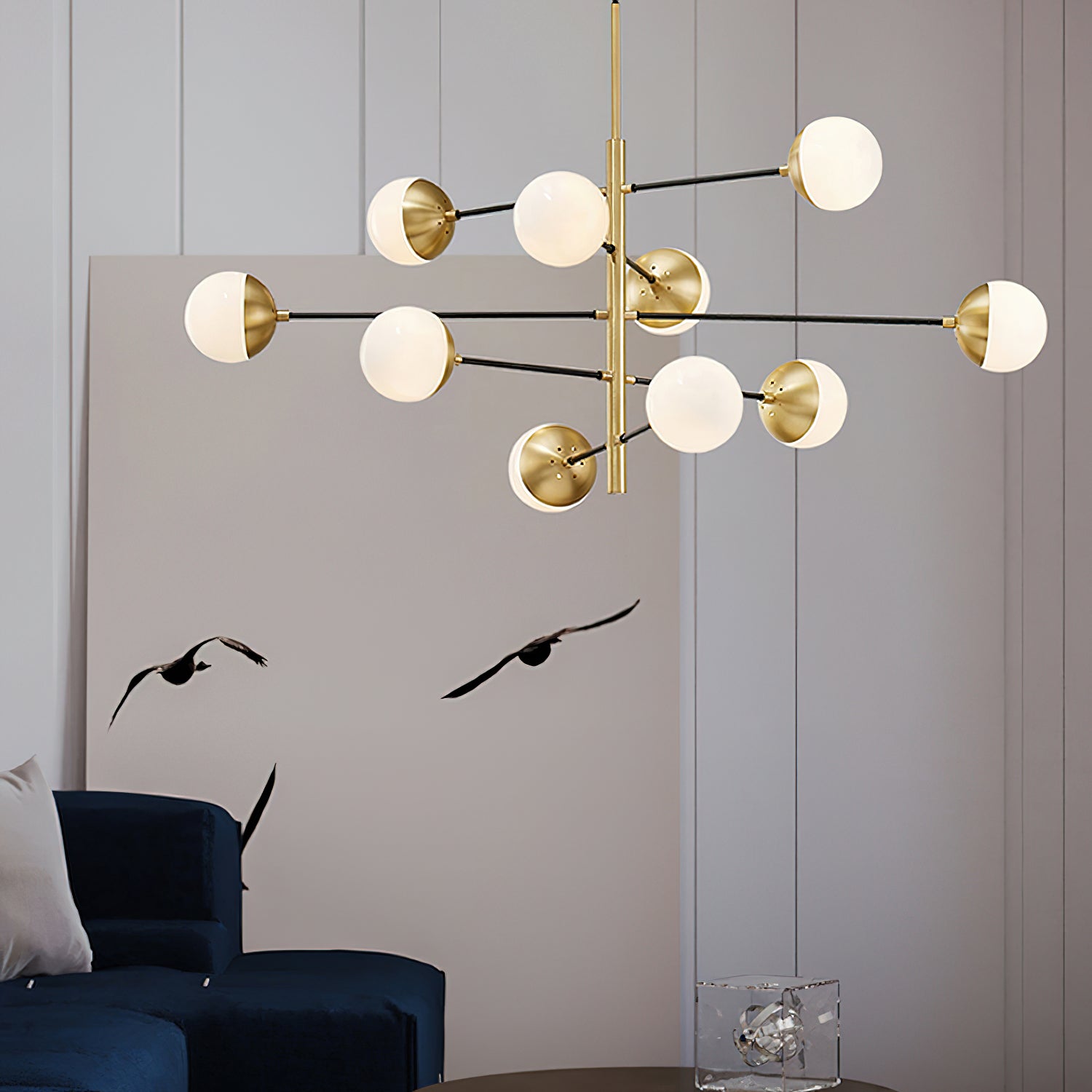 Celisissa Glass Chandelier