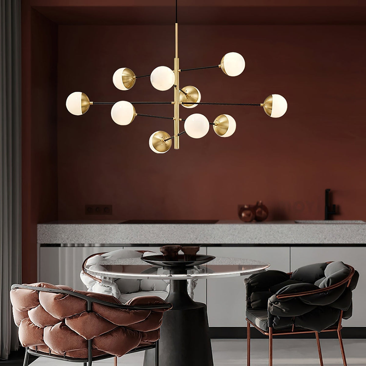 Celisissa Glass Chandelier