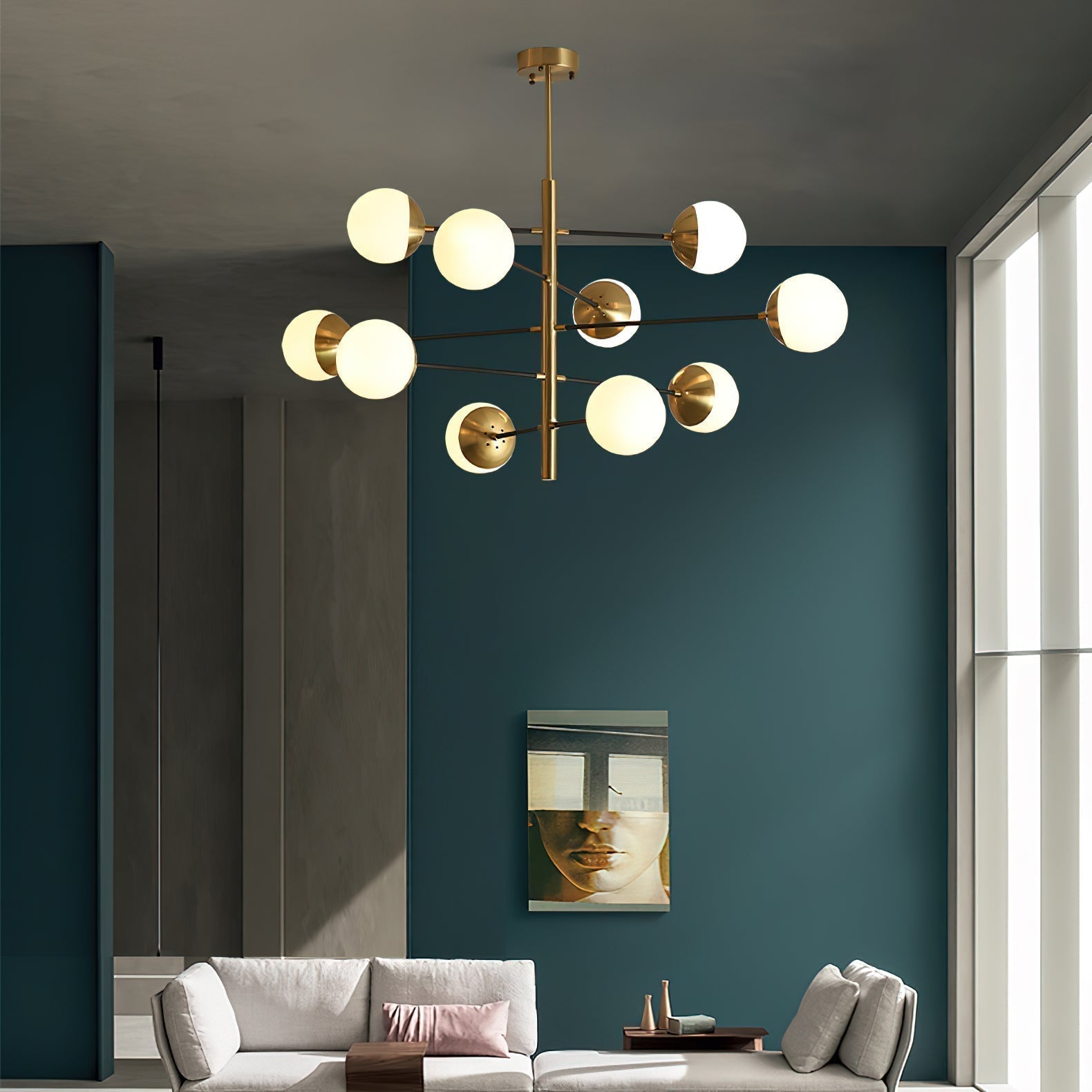 Celisissa Glass Chandelier