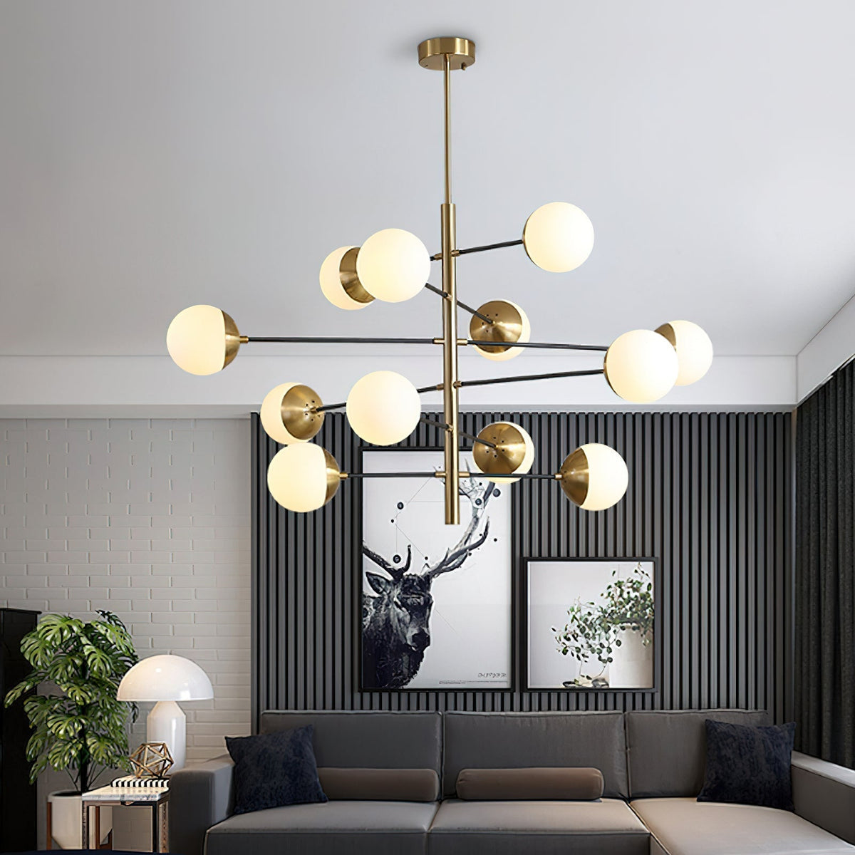 Celisissa Glass Chandelier