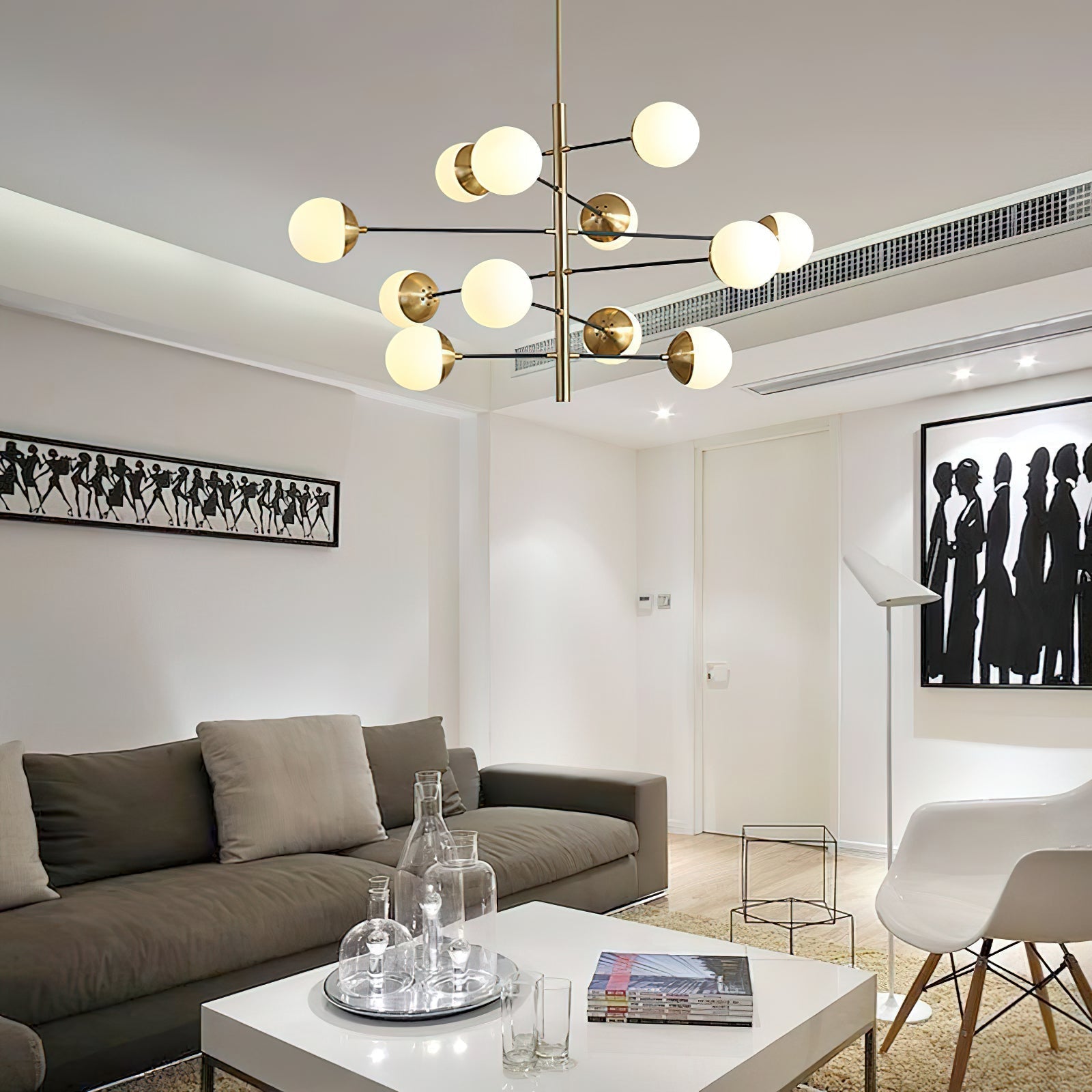 Celisissa Glass Chandelier