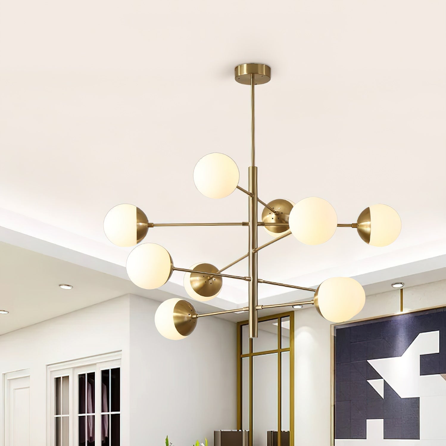 Celisissa Glass Chandelier