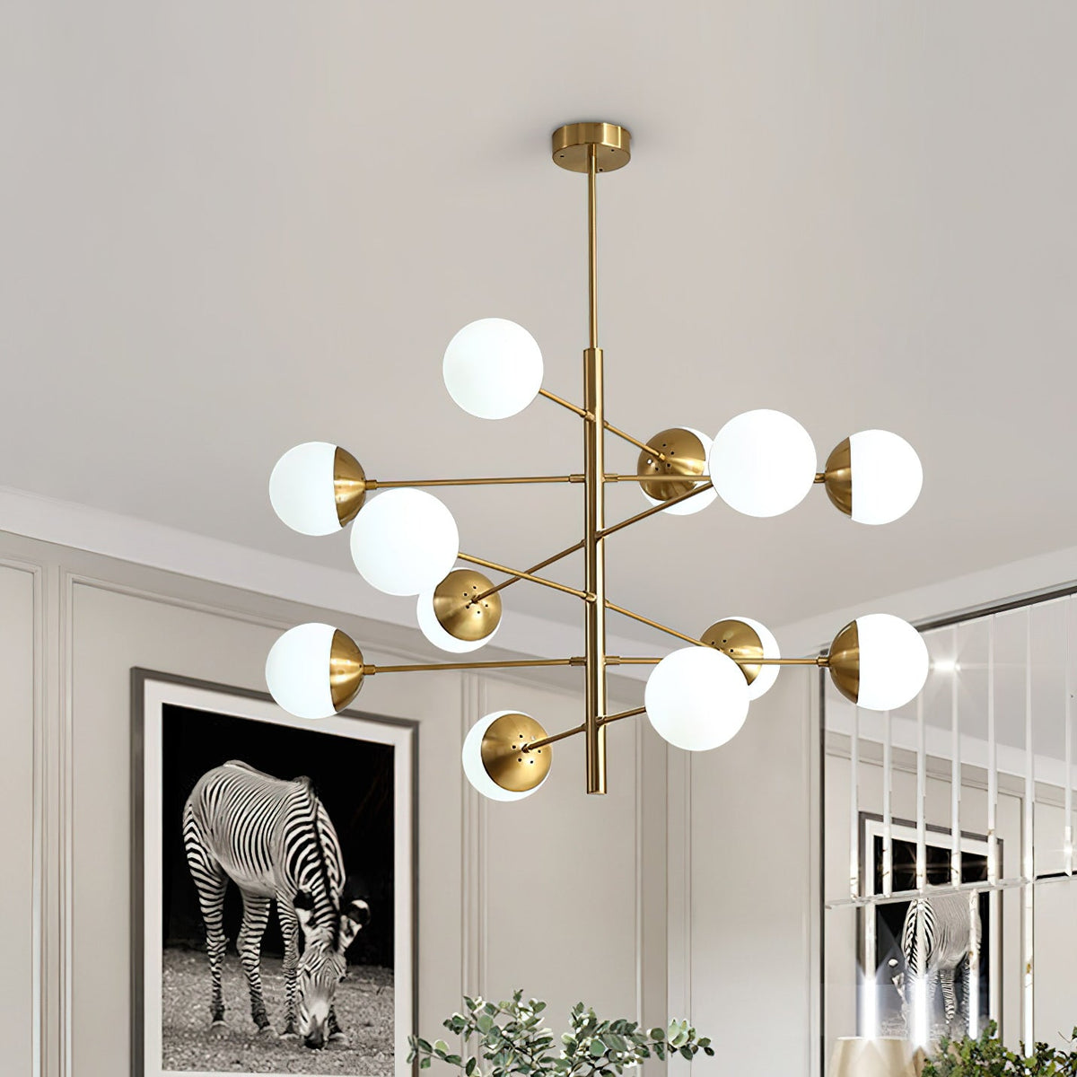 Celisissa Glass Chandelier