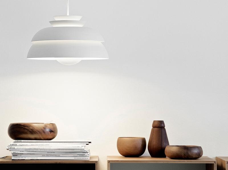 Novenu White Scandinavian Pendant Lamp
