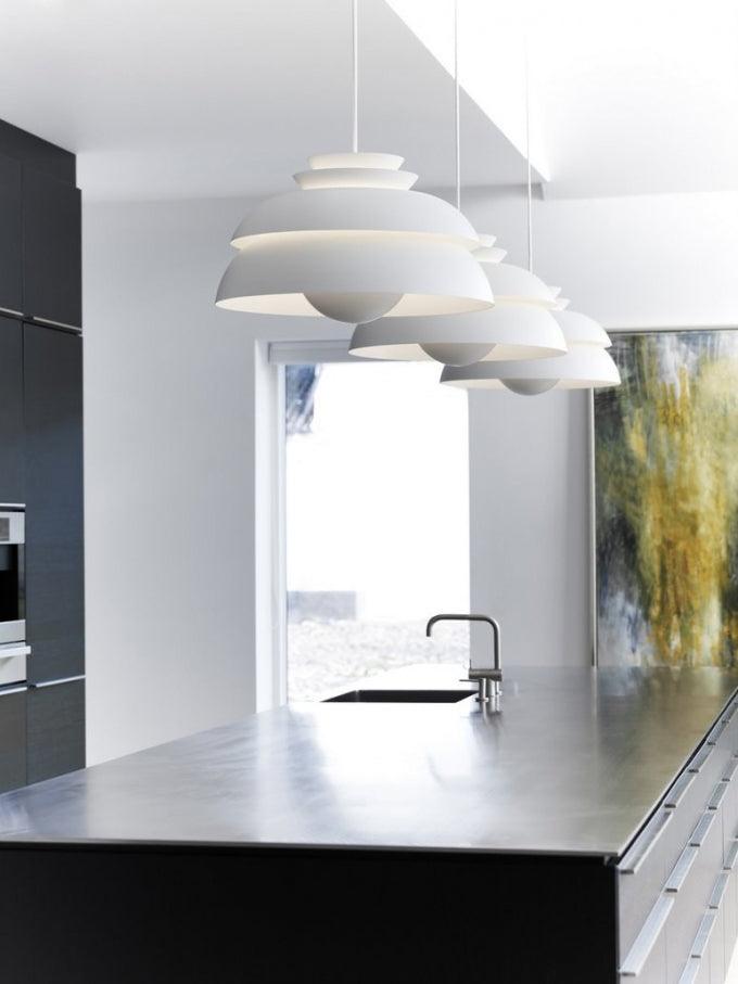 Novenu White Scandinavian Pendant Lamp