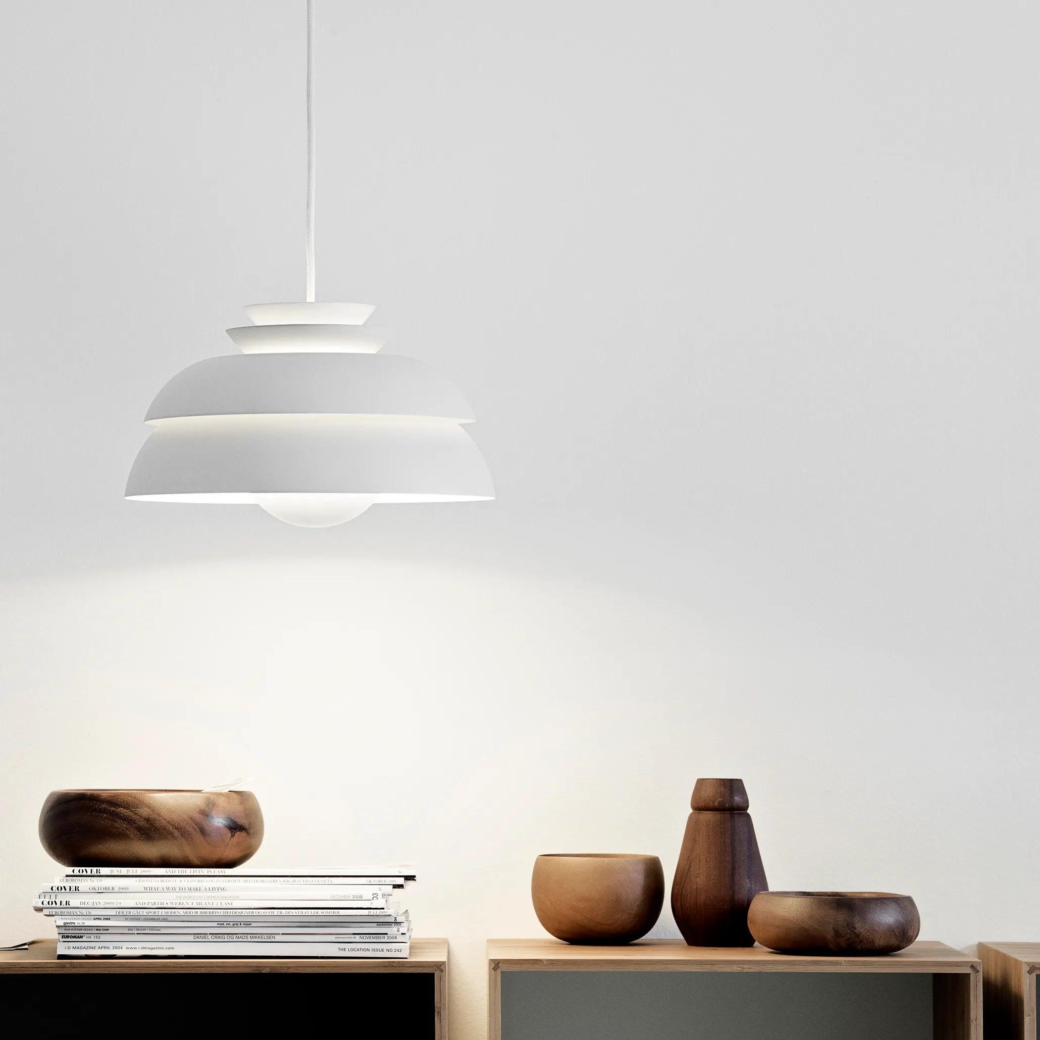 Novenu White Scandinavian Pendant Lamp