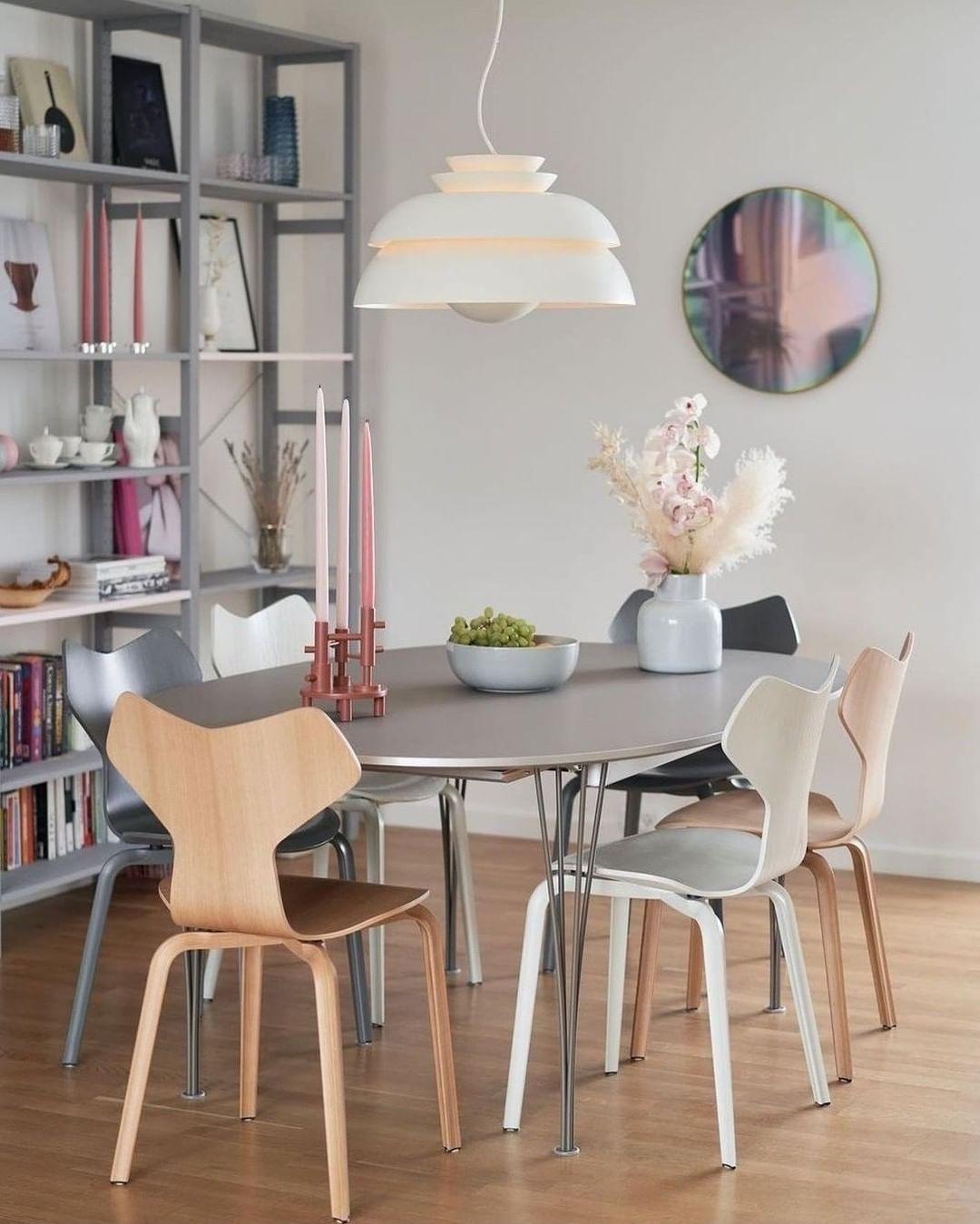 Novenu White Scandinavian Pendant Lamp