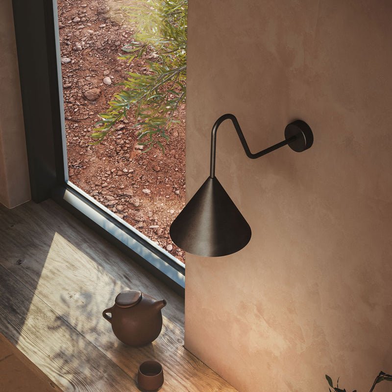 Forgecone Rustic Cone Wall Light