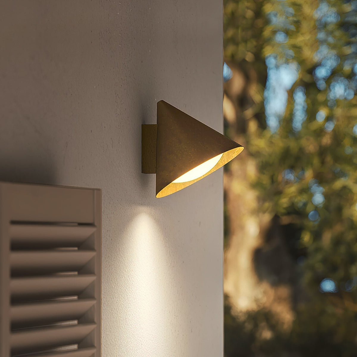 Forgecone Rustic Cone Wall Light