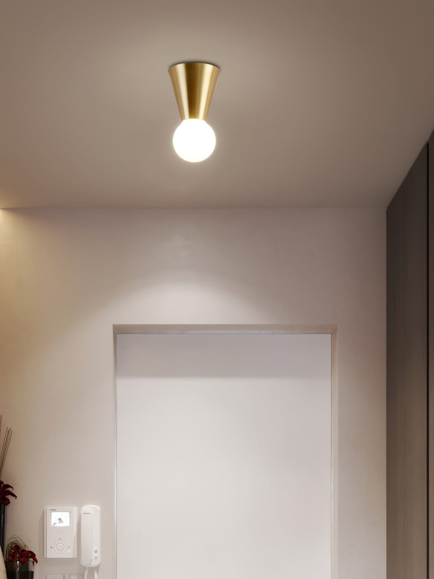 Nycareth Modern Minimalist Glass Ceiling Lamp
