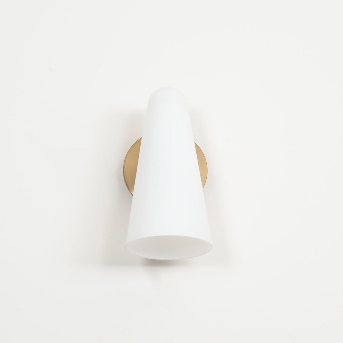 Velivira Conical Glass Wall Light