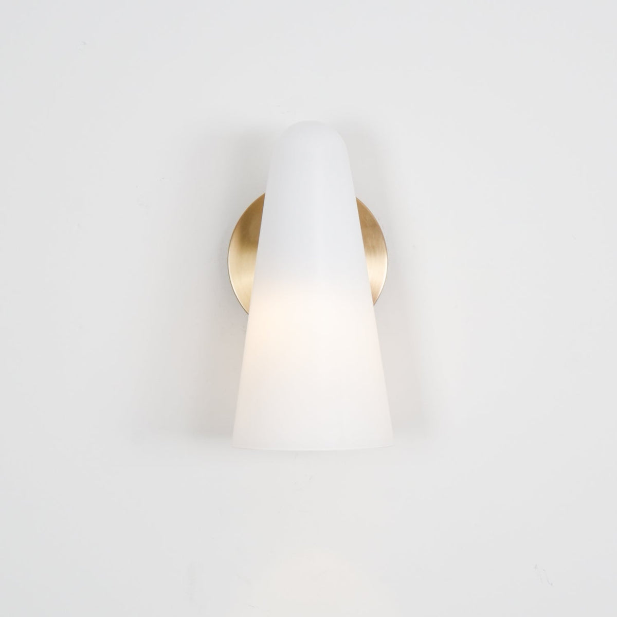 Velivira Conical Glass Wall Light