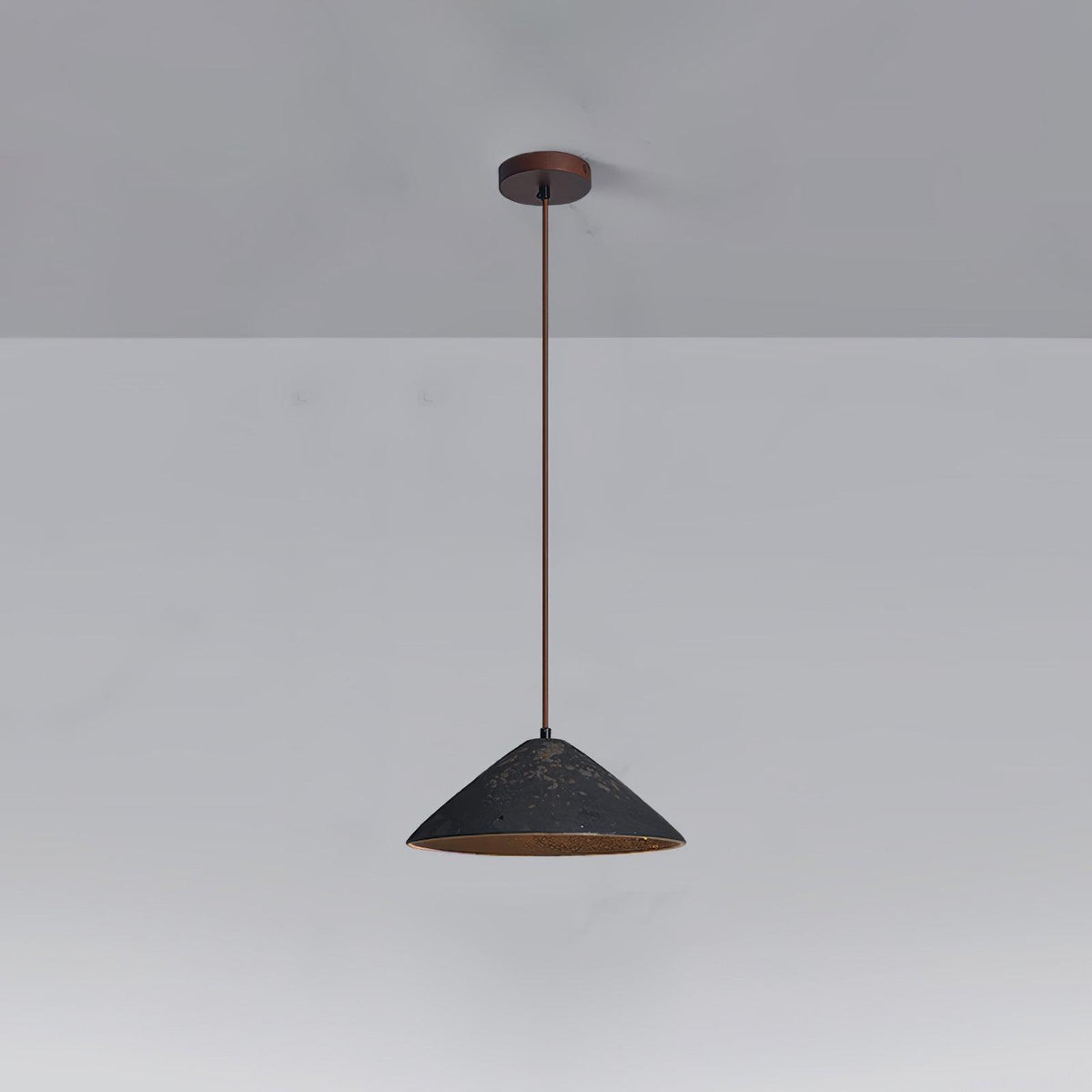 Sura Pendant Lamp Ceramic Cone Rustic Vintage Minimalist