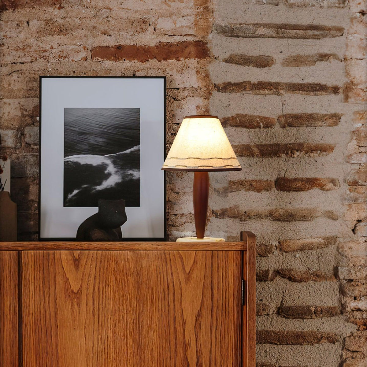 Taylor Vintage Fabric Table Lamp