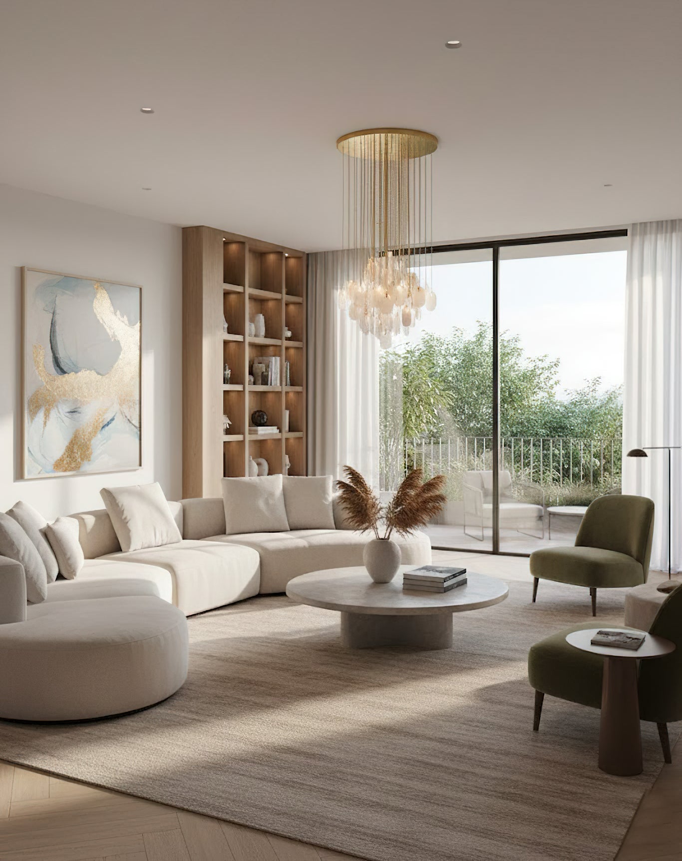 Nivivira Alabaster Chandelier