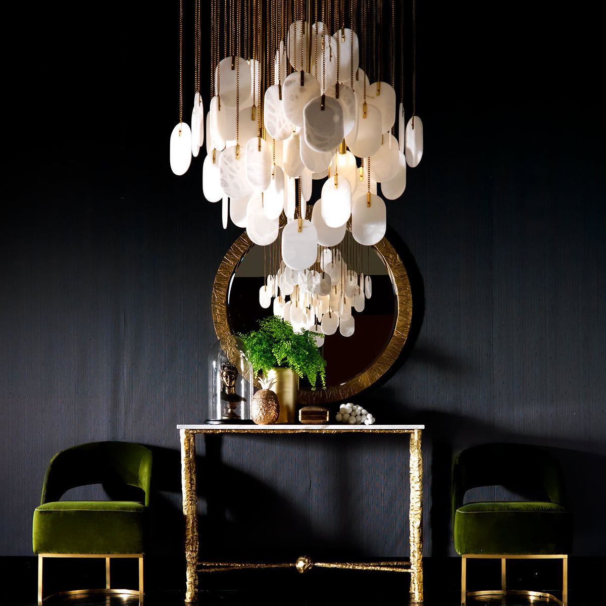 Nivivira Alabaster Chandelier