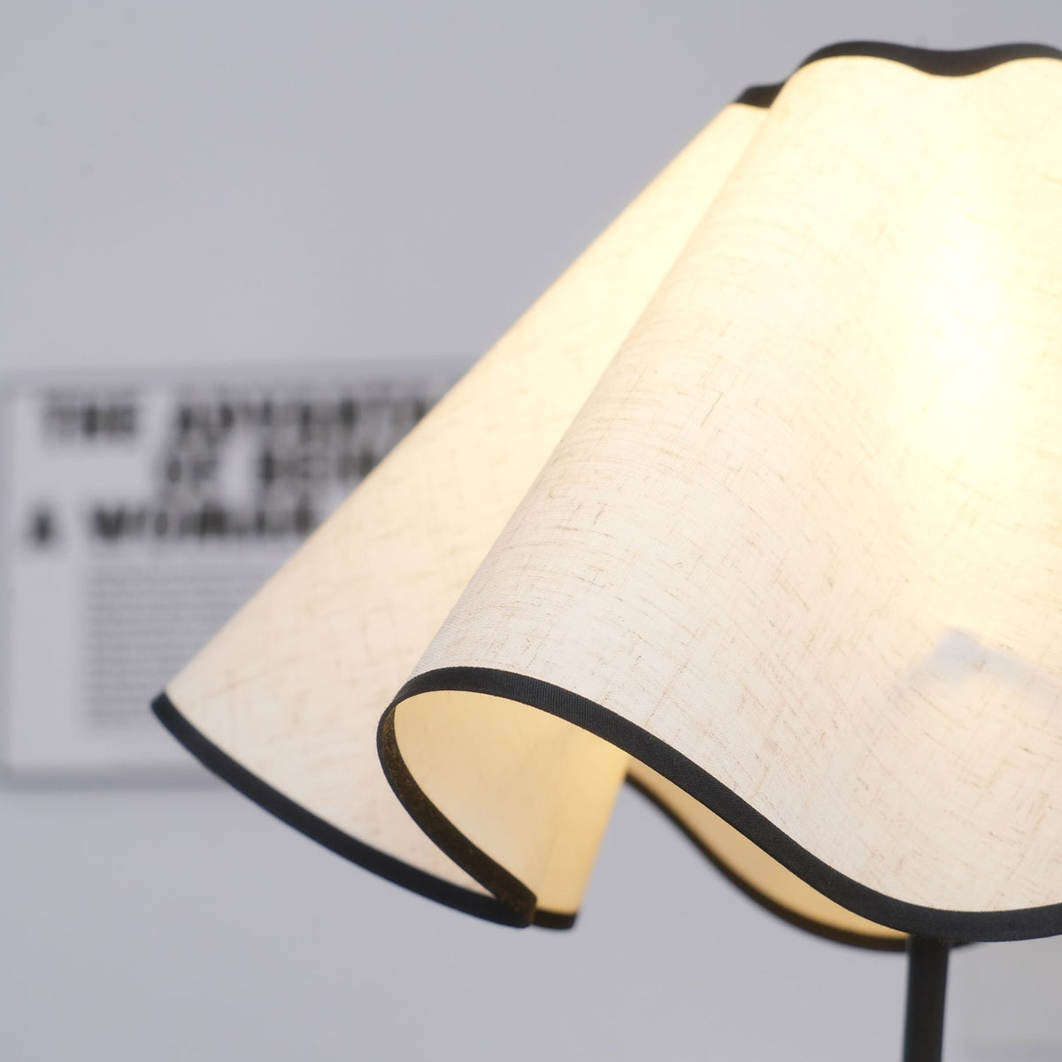 Luminova Fabric Artistic Table Lamp