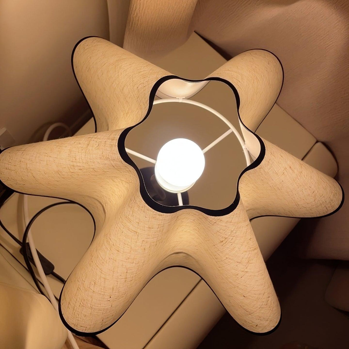 Luminova Fabric Artistic Table Lamp