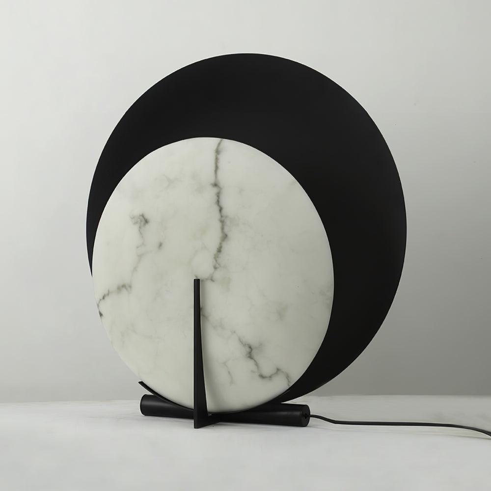 Astix Half Moon Alabaster Table Lamp