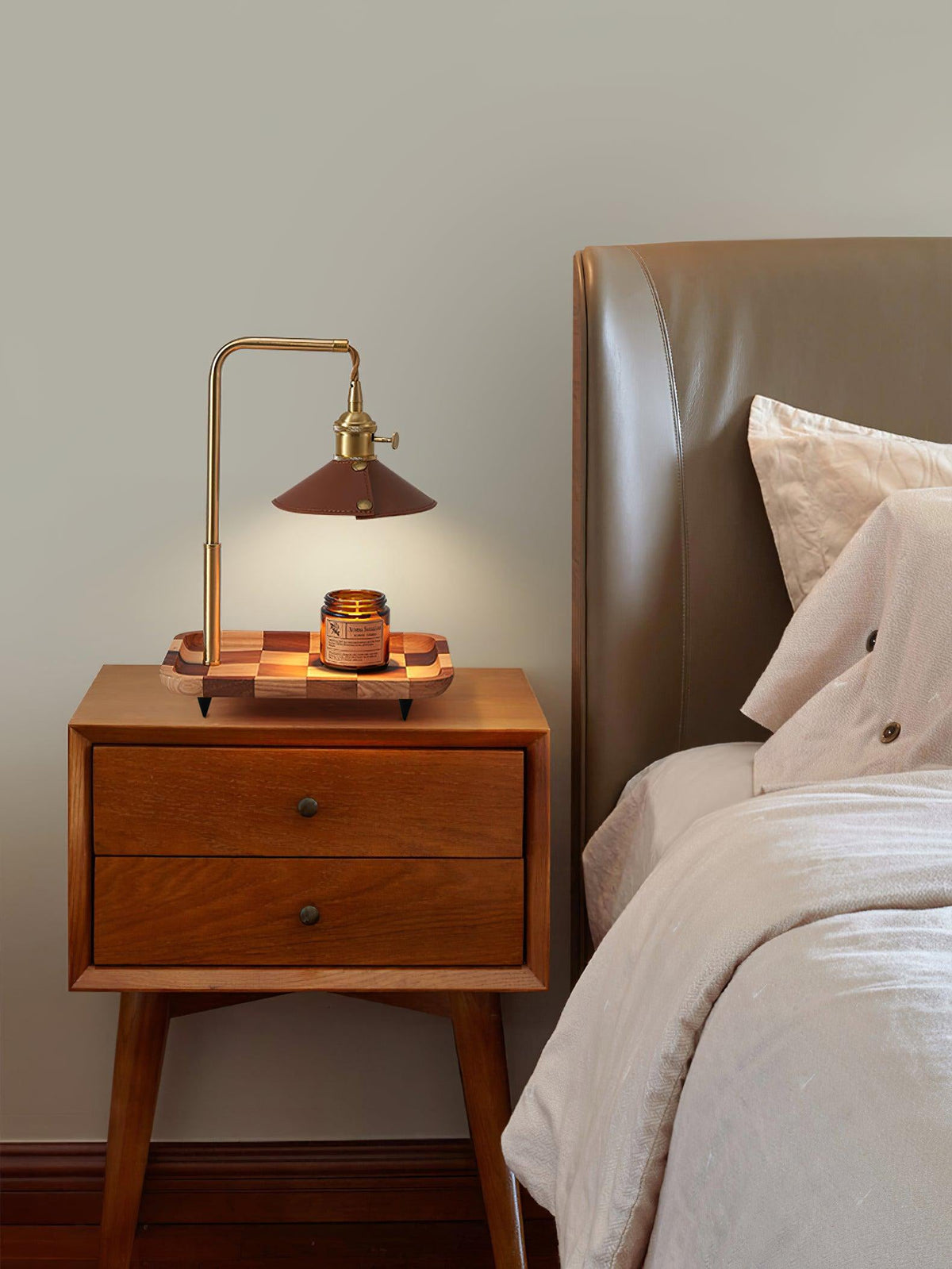 Aol Modern Wood Table Lamp