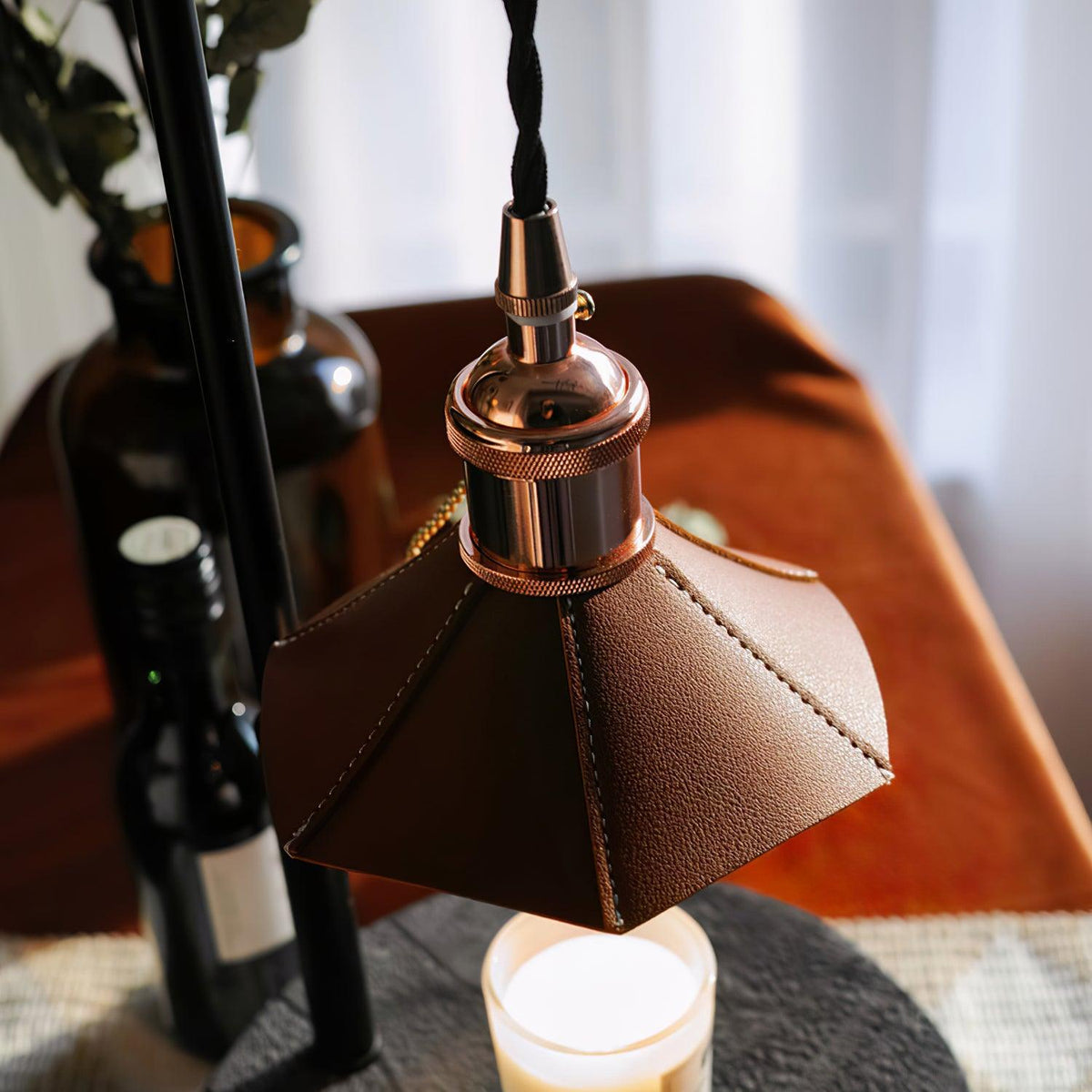 Christian Modern Wood Table Lamp