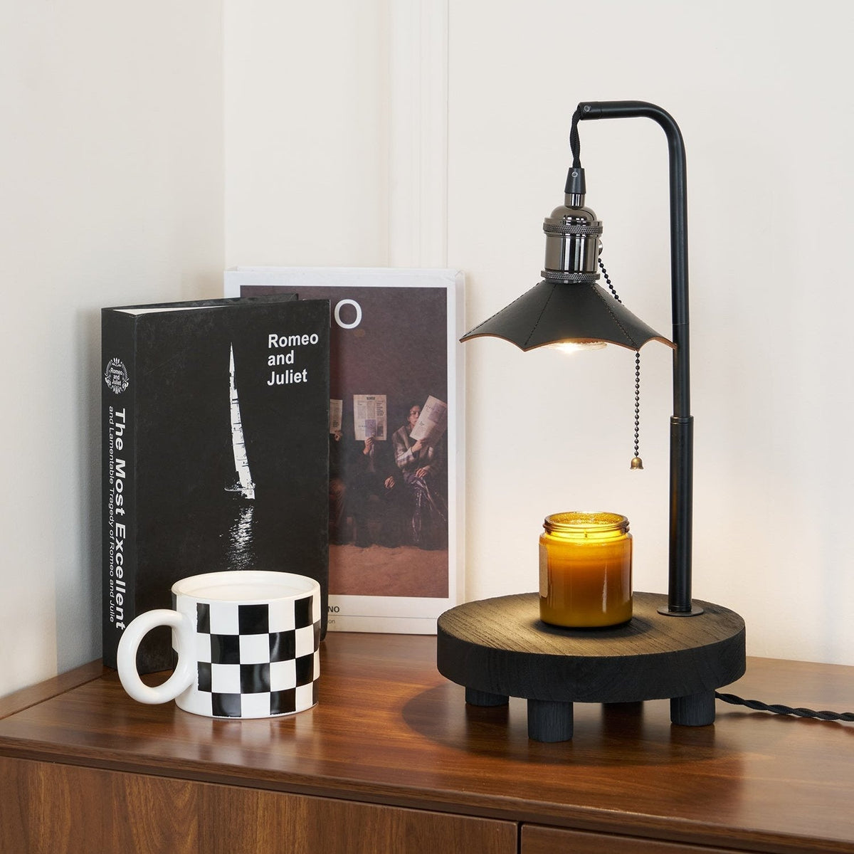 Christian Modern Wood Table Lamp