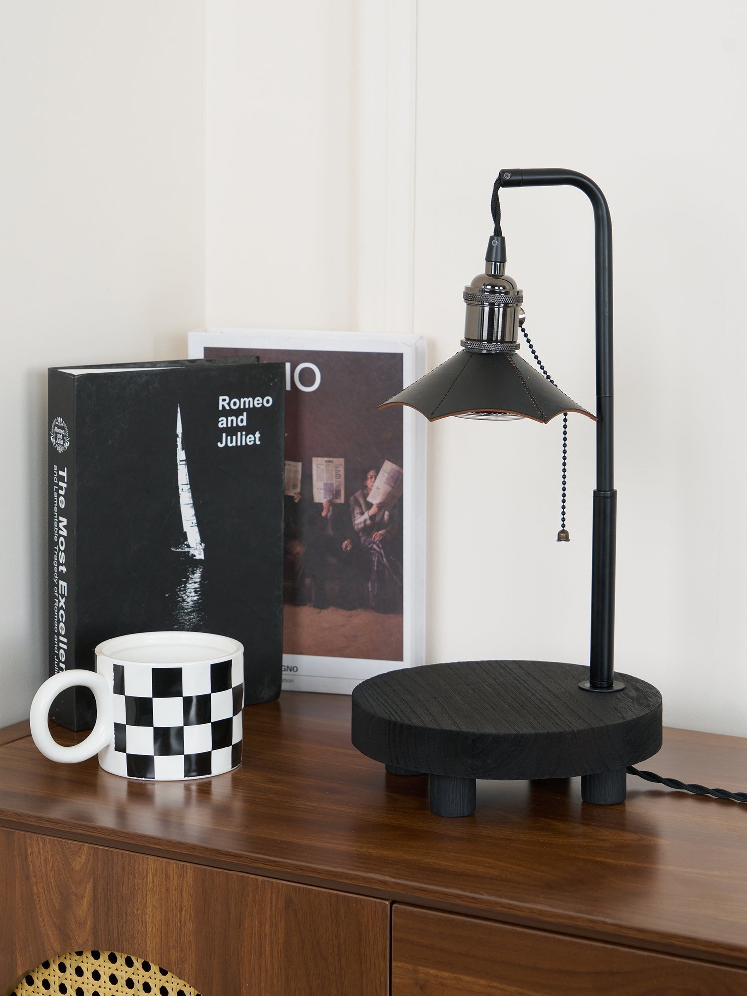 Christian Modern Wood Table Lamp
