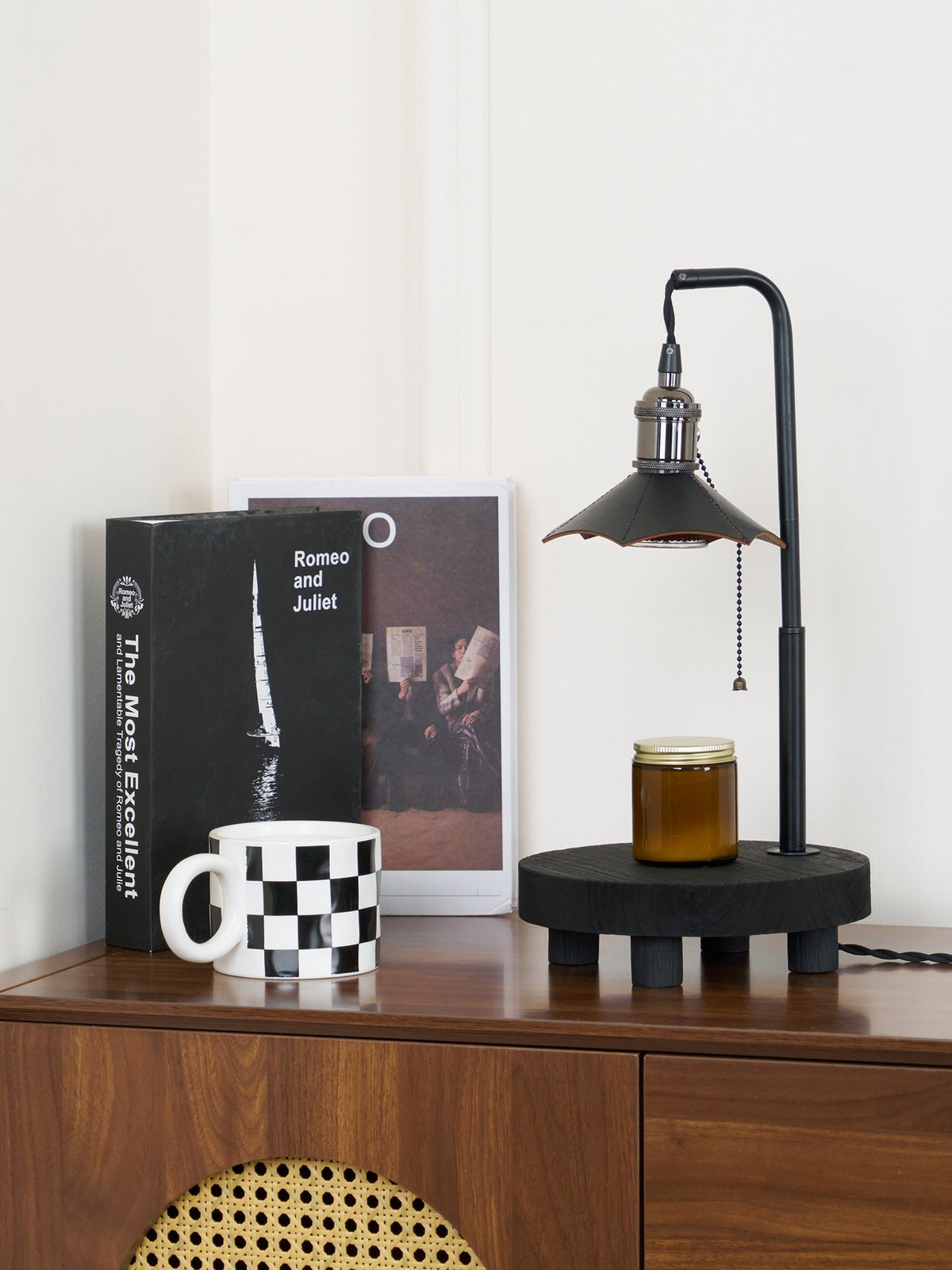 Christian Modern Wood Table Lamp