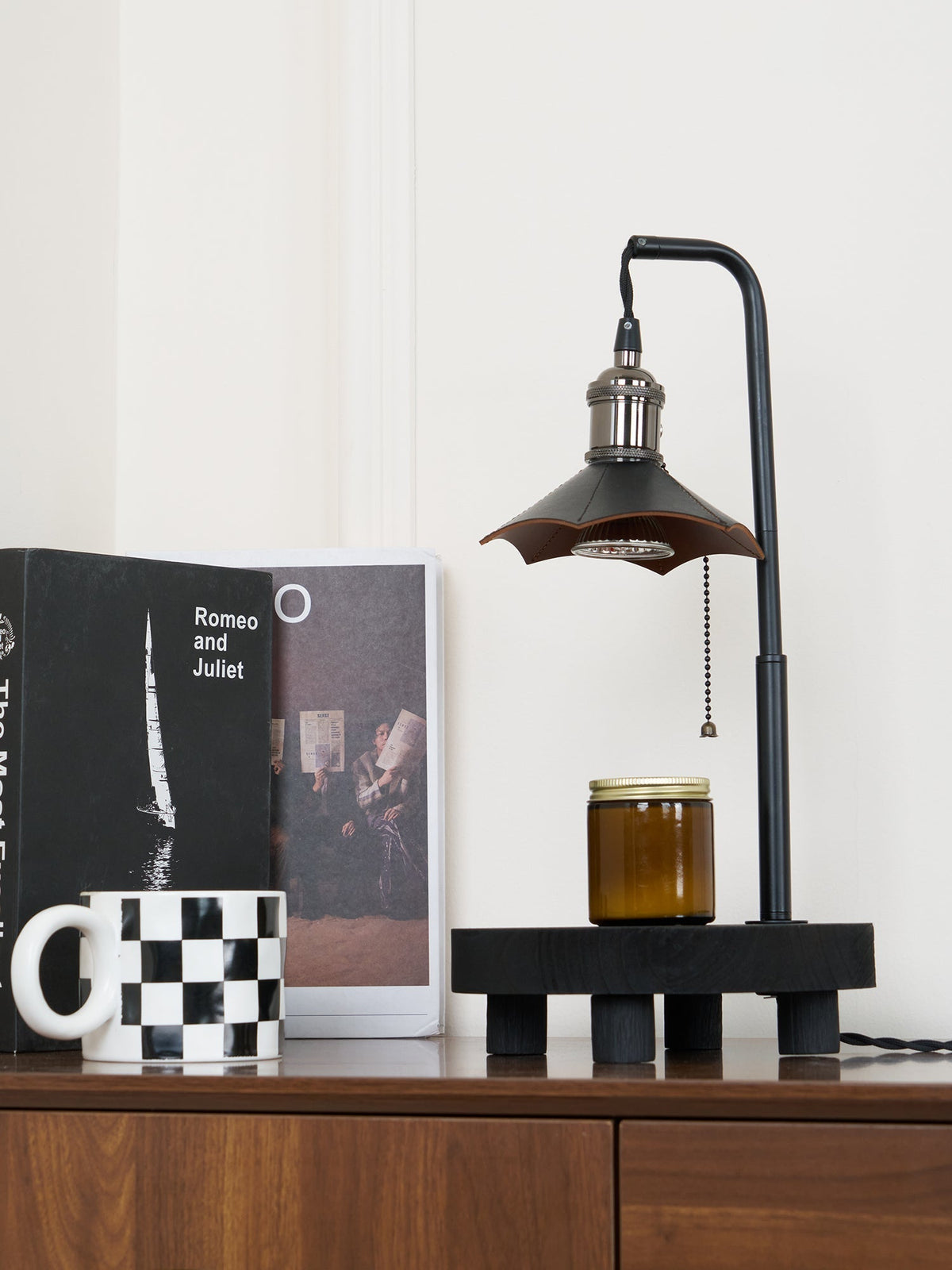 Christian Modern Wood Table Lamp