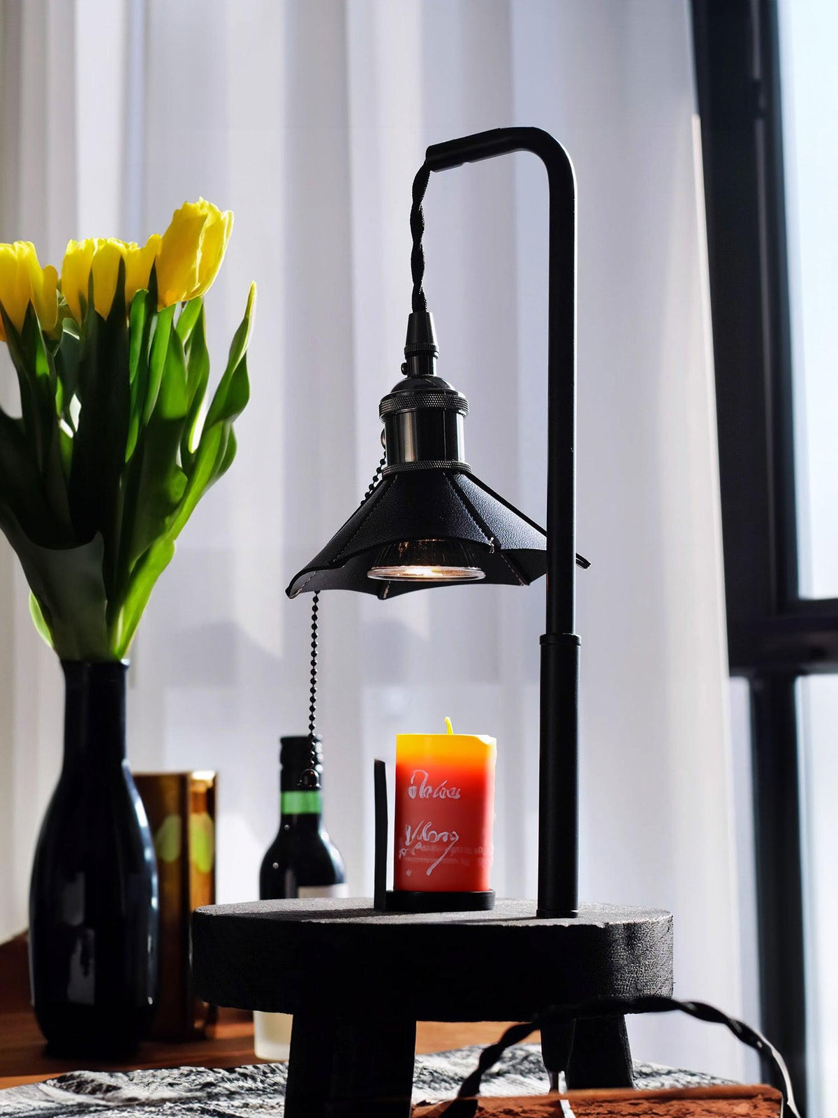 Christian Modern Wood Table Lamp