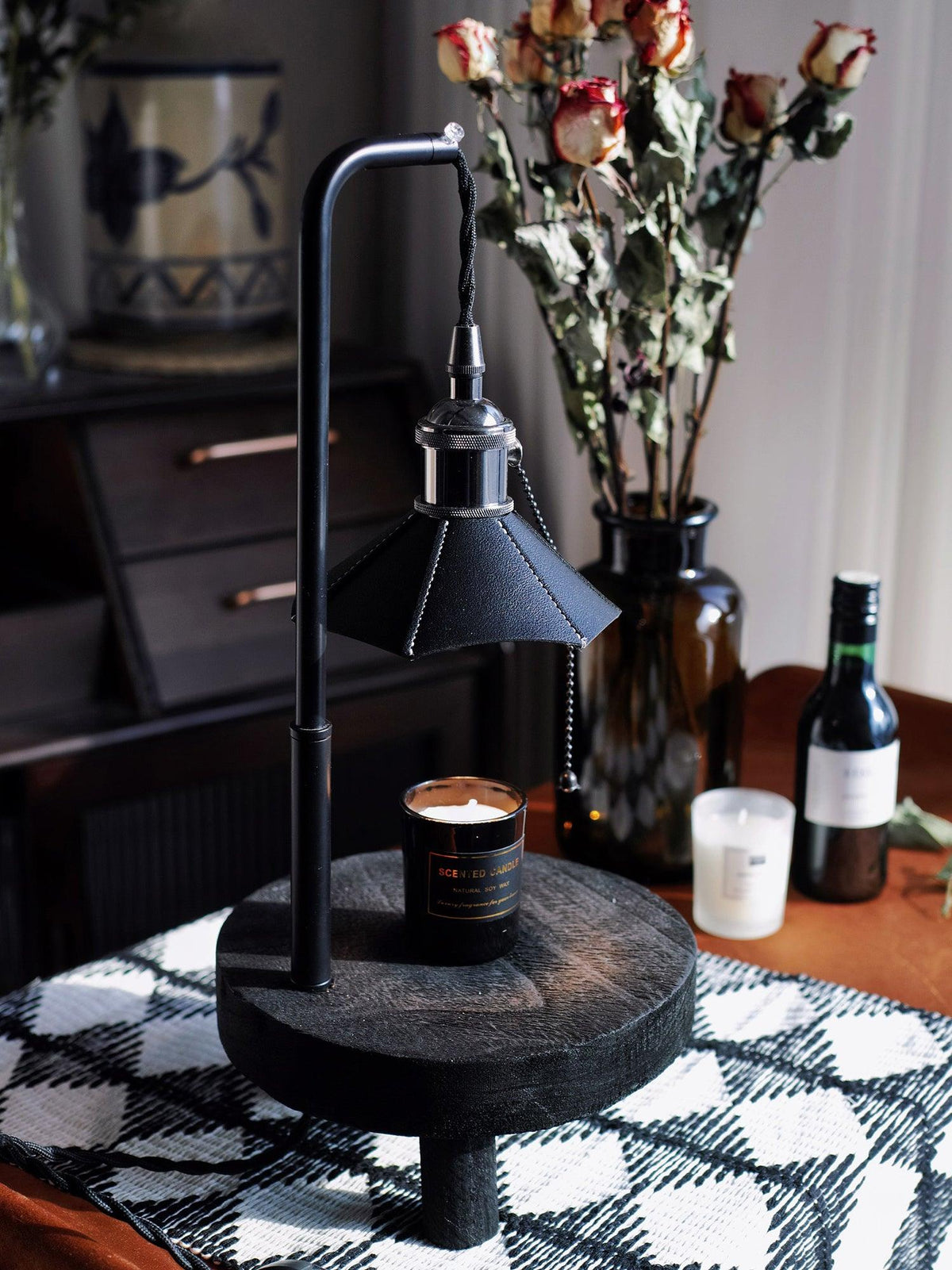 Christian Modern Wood Table Lamp
