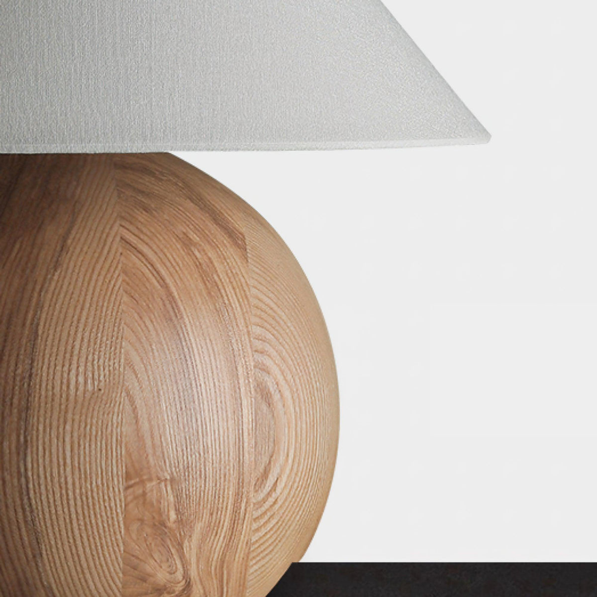 Halise Wood Organic Table Lamp