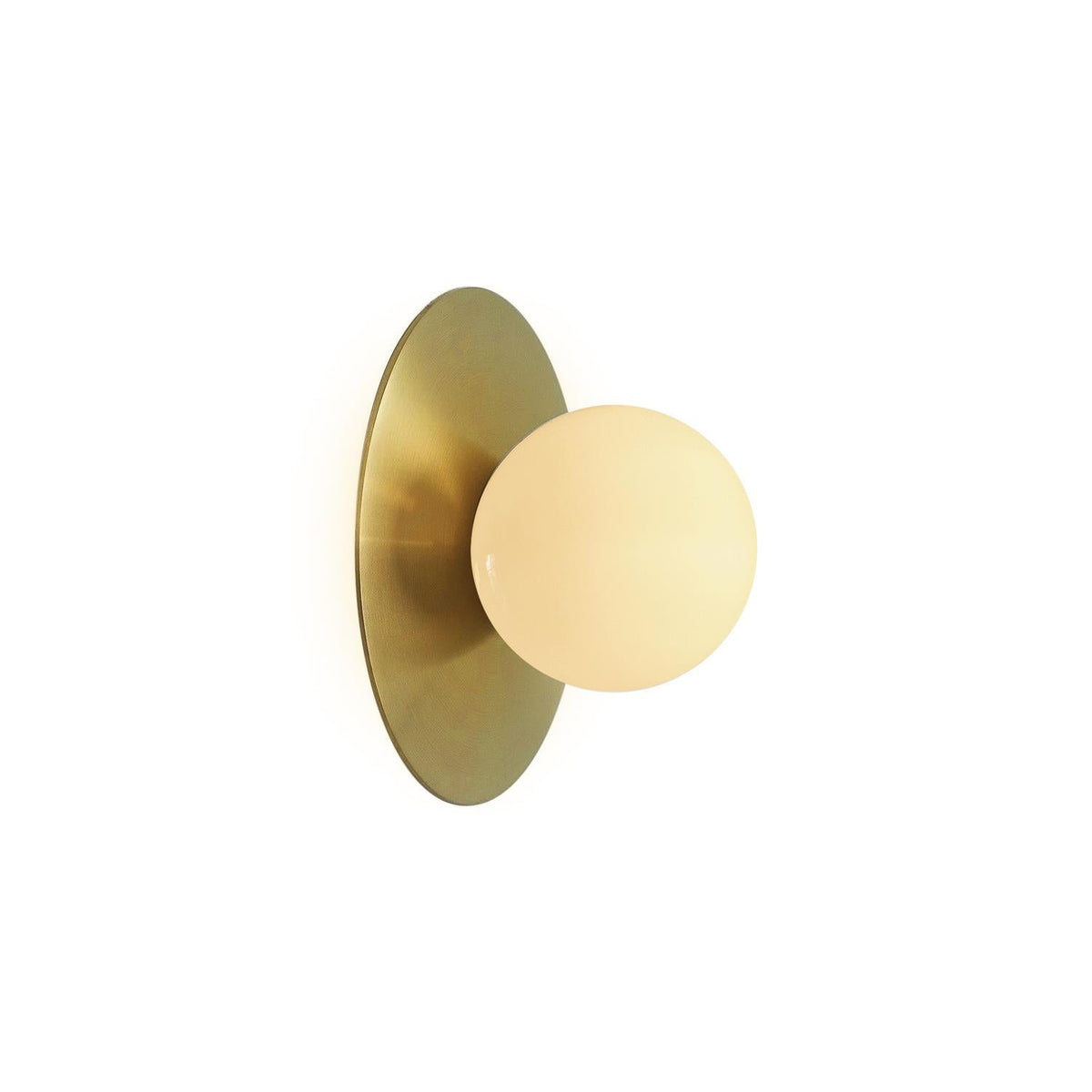 Haze Round Glass Wall Lamp