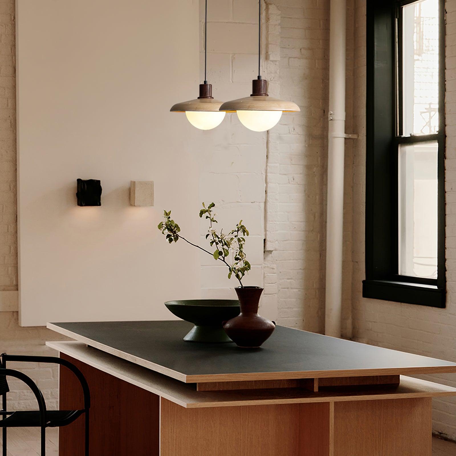 Woodora Plug-In Pendant Light - Neutral Decor