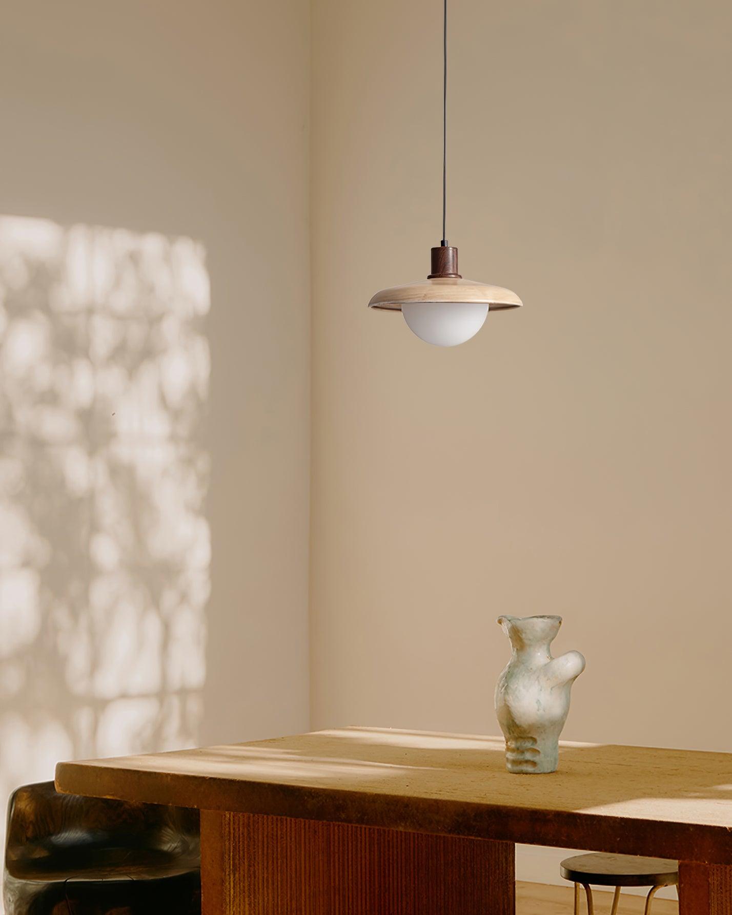 Woodora Plug-In Pendant Light - Neutral Decor