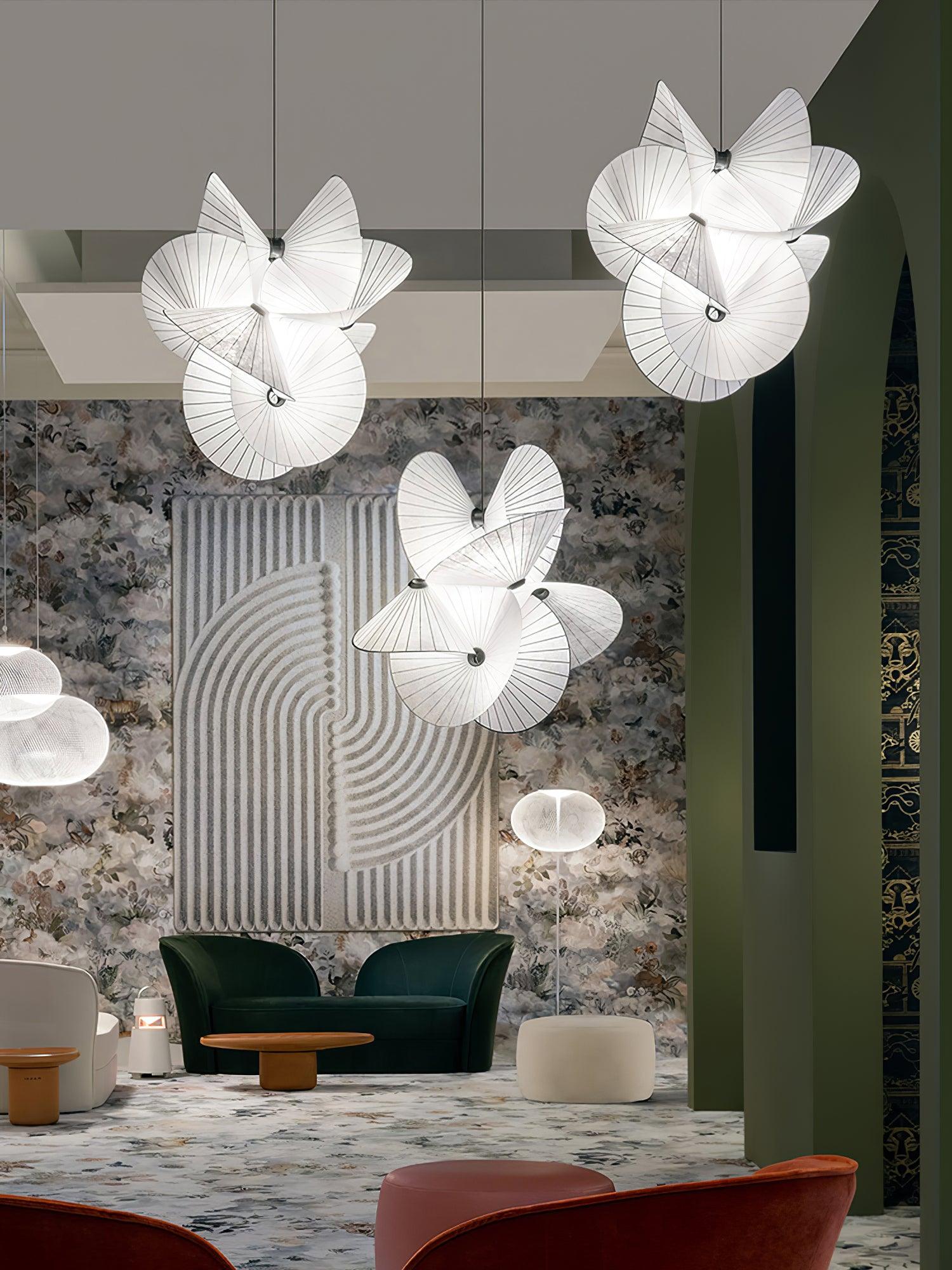 Solarare Fabric Artistic Pendant Light