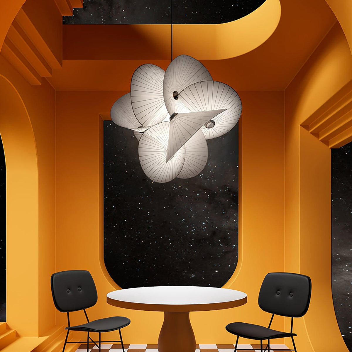 Solarare Fabric Artistic Pendant Light