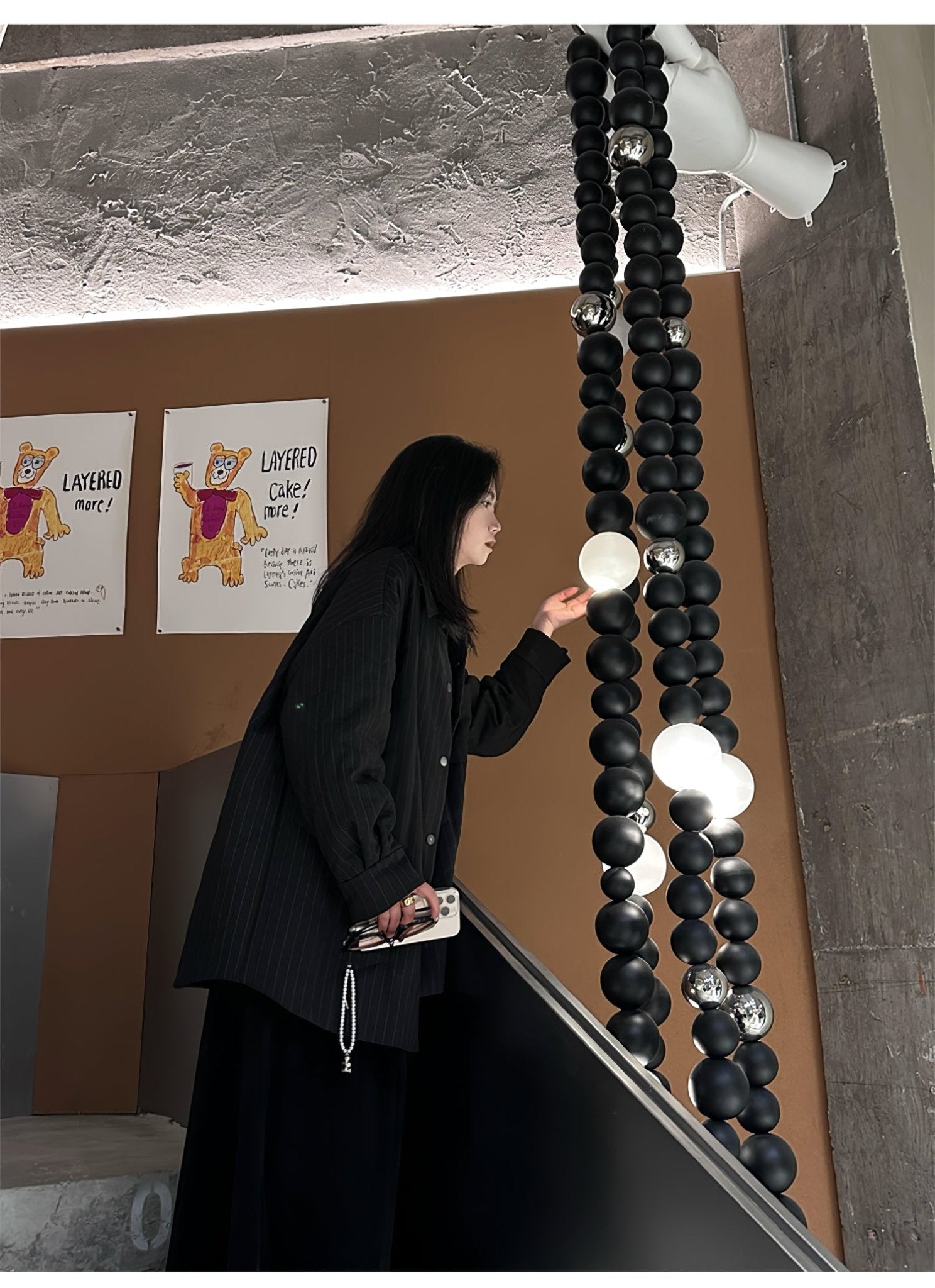 Nysolisra Modern Glass Chandelier