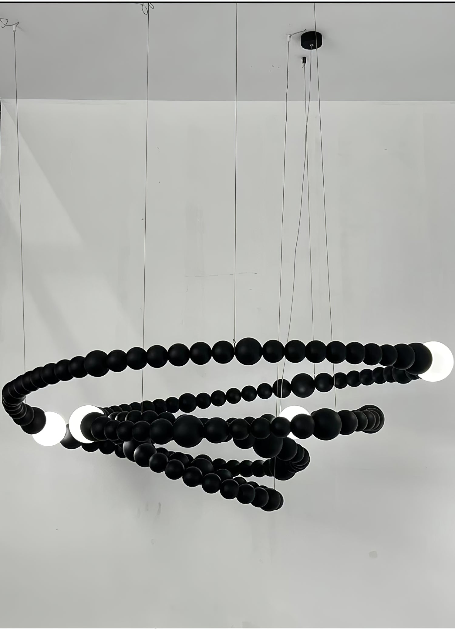 Nysolisra Modern Glass Chandelier