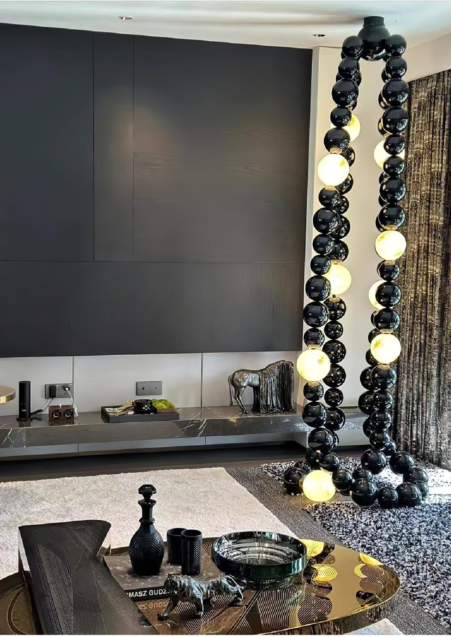 Nysolisra Modern Glass Chandelier