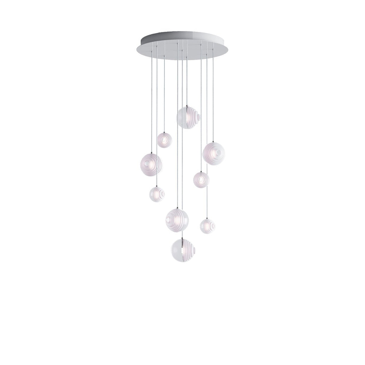 Celestial Orbit  Cascade Chandelier
