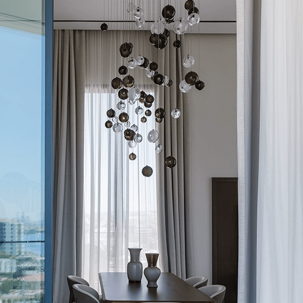 Celestial Orbit  Cascade Chandelier