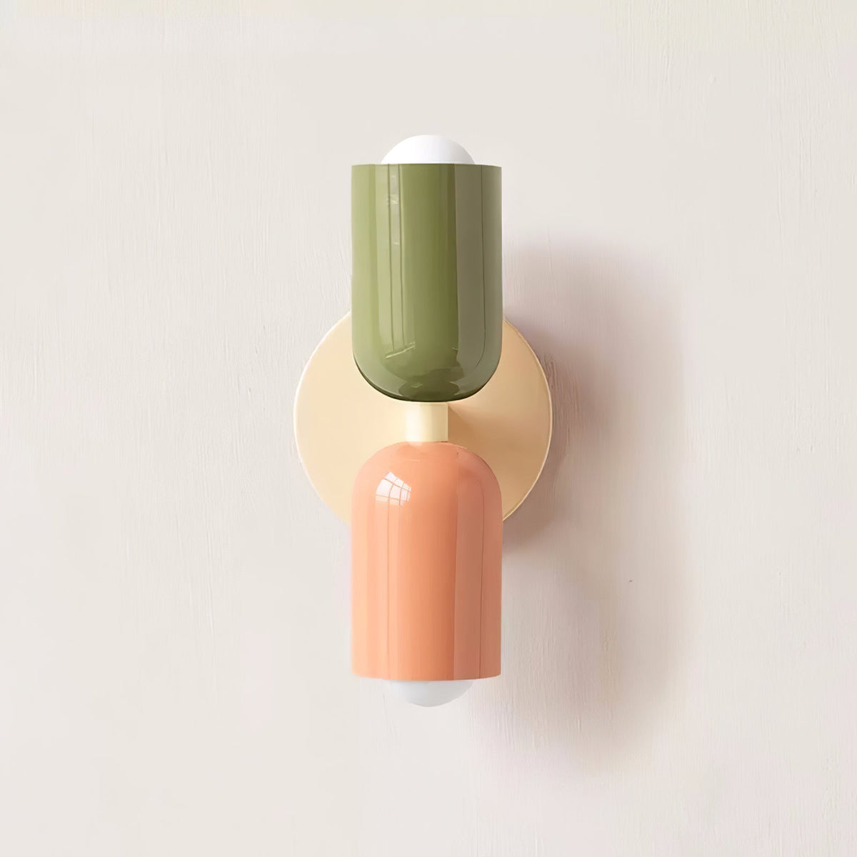 Teriielle Wall Lamp Green Black Minimalist Plug-In