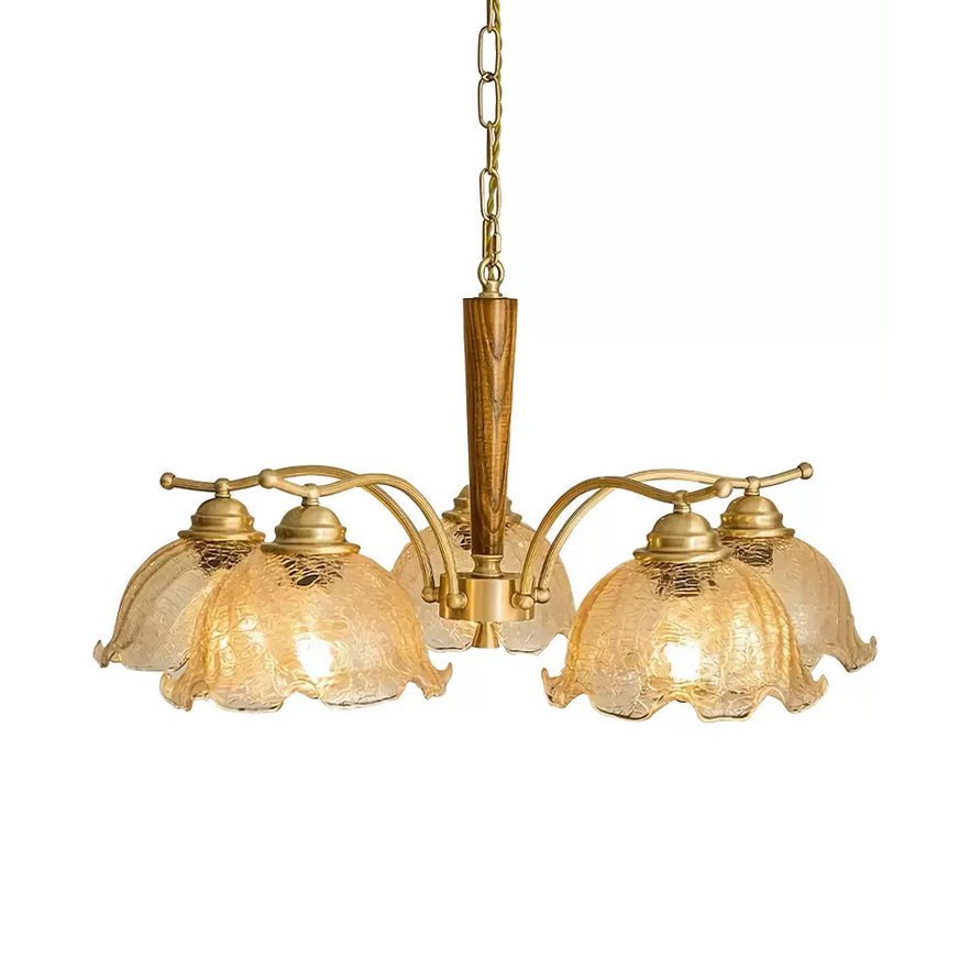Orchid Vintage Glass Chandelier