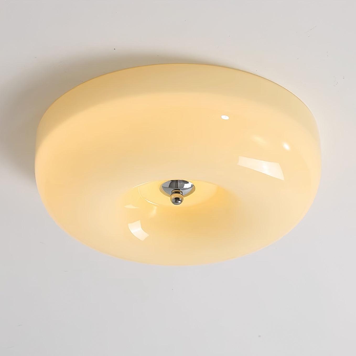 Rosemont Swirl Glass Flush Mount Ceiling Light
